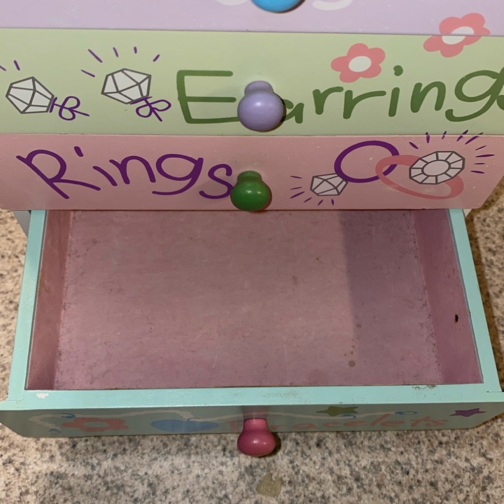 Colorful Jewelry Organizer with Drawers - Picture 9 of 9